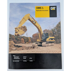 330C L CAT Excavator Caterpillar Sales Brochure Booklet 2002